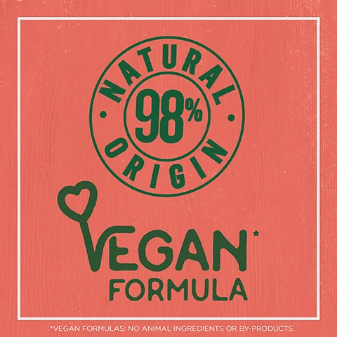 Image 1, 98% natural origin. vegan formula. vegan formulas - no animal ingredients or by products. image 2, for coloured hair. 3 ways to enjoy it. 1 - conditioner. 2 - rinse out mask. 3 - leave in.
