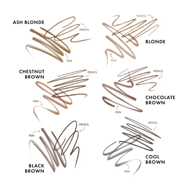 Brow Definer shades
