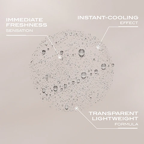 Image 1 - An abstract image featuring a circular arrangement of water droplets on a light background, with the text IMMEDIATE FRESHNESS SENSATION, INSTANT-COOLING EFFECT, and TRANSPARENT LIGHTWEIGHT FORMULA positioned around it.
Image 2 - Close-up of two arms with smooth skin showcasing text that reads +82% skin cells repaired from UV-induced damage* and 99% agree on the lightweight texture**.
Image 3 - Two orange spray bottles of sunscreen side by side with a blue gradient background; the left bottle labeled SUN SPORT and the right labeled SUN BEAUTY, along with the text NEW PACK above the left bottle.