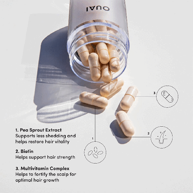 Image 1-Ingredients and benefits of the product. Image 2-4- Before/After 4 Months