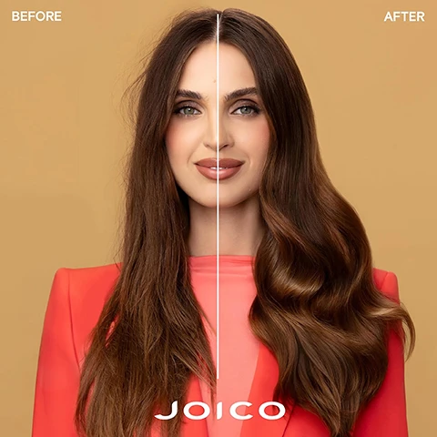 Image 2 - Before and after image of a woman showing frizzy dull hair on the left and smooth shiny hair on the right with the visible text BEFORE AFTER JOICO. Image 3 - A bottle of Joico YouthLock Blowout Crème is shown next to text reading BLOwOUT CRÈME for mature brittle unmanageable hair Restores youthful body and bounce Boosts natural glow and protects against humidity Protects from breakage during brushing and blow-drying JOICO YOUTH LOCK BLOWOUT CRÈME formulated with collagen CRÈME DE SÉCHAGE formulée avec du collagène CREMA PARA SECADO formulada con colágeno SmartRelease + Collagen 6 fl oz 177 ml e. Image 4 - Joico Youth Lock Blowout Creme bottle surrounded by ingredient visuals and text that reads Arginine: Products containing this amino acid help protect hair and rebuild it from the inside out. Marine Collagen JOICO YOUTH LOCK BLOWOUT CRÈME formulated with collagen CRÈME DE SÉCHAGE formulée avec du collagène CREMA PARA SECADO formulada con colágeno SmartRelease + Collagen 6 fl oz U.S. / 177 ml e Buriti fruit oil: Helps add shine and moisture to hair, leaving it feeling moisturized. Image 5 - Image shows the Joico Youth Lock Routine with products for each step: Step 1 is Shampoo with the Youth Lock Shampoo formulated with collagen, Step 2 is Condition Treat with the Youth Lock Conditioner formulated with collagen or the Youth Lock Treatment Masque formulated with collagen, and Step 3 is Style with the Youth Lock Blowout Creme formulated with collagen, with overall text Youth Lock Routine Step 1 Shampoo Step 2 Condition Treat Step 3 Style. Image 7 - Image showing Joico Youth Lock Shampoo Conditioner Treatment Masque and Blowout Crème products with the text Love your hair at any age.