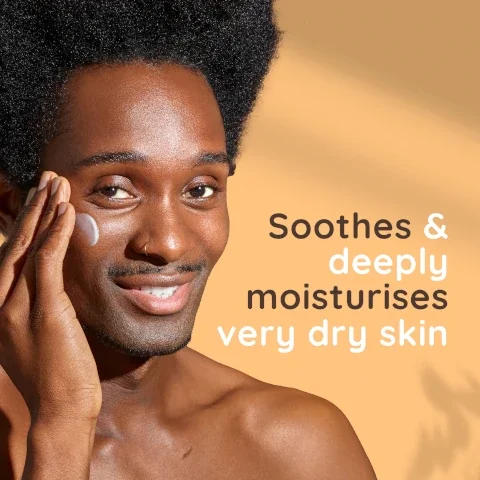 soothes and deeply moisturises very dry skin