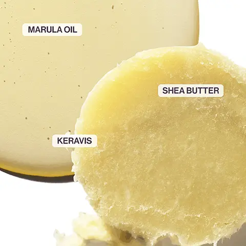 Image 1, marula oil shea butter keravis. Image 2, pro favourite The luxurious formula is full of powerful antioxidants and proteins to keep your hair feeling soft, supple and moisturised-NEIL MOODIE PUREOLOGY UKI AMBASSADOR. Image 3, olive oil camelina seed oil xylose coconut oil. Image 4, benefit: Detangles, moisturizes, heat protects, smooths frizz, and adds shine. Image 5, pro favourite I use this on every client as it detangles and primes the hair for styling, plus it protects from heat. The end results leaves the hair soft and looking shiny-NEIL MOODIE PUREOLOGY UKI AMBASSADOR