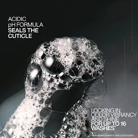 Image 1, ACIDIC pH FORMULA SEALS THE CUTICLE LOCKING IN COLOR VIBRANCY AND SHINE FOR UP TO 16 WASHES WHEN USING SHAMPOO AND CONDITIONER Image 2, SEALS THE CUTICLE TO LOCK IN +76% GLOSSIER SHINE* 25-45 REDKEN dic or gloss 5-MINUTE RINSE-OFF TREATMENT REDKEN acidic color gloss pH-BALANCING FORMULA "BASED ON CONSUMER TEST ACIDIC COLOR CLOGS SYSTEM OF SHAMPOO, TREATMENT AND LEAVE IN 3.5-4.5 REDKEN color gloss Image 3, HOW TO USE ACIDIC COLOR GLOSS 1. SHAMPOO & RINSE. 2. APPLY TREATMENT TO TOWEL-DRIED HAIR FROM MID-LENGTHS TO REDKEN acidic color gloss ENDS* MINUTES. LEAVE ON FOR 5 PH ADVANCED RINSE. 35-4.5 TECHNOLOGY 3. APPLY CONDITIONER FROM MID-LENGTHS TO ENDS TO LOCK IN MOISTURE. RINSE. 4. SPRAY LEAVE-IN LIBERALLY TO DAMP HAIR, THEN STYLE. Image 4, PROFESSIONAL APPLICATION ADVICE Recommended for glosses, toners and permanent color services. Not recommended for REDKEN use after vivid STH AVENUE NYC semi-permanent, or temporary color. After shampooing, apply to towel-dried hair. Leave on for 5 minutes. Do not rinse. acidic color gloss activeted gloss gloss tr :0 It is recommended to wear suitable disposable gloves. COMPLEX pH ADVANCED PH TECHNOLOGY 3.5-4.5 81 237 me :0 Leave on for 5 minutes, then rinse. Follow with conditioner to lock in moisture. Image 5, BEFORE AFTER BOOST COLOR VIBRANCY FOR UP TO 16 WASHES USING ACIDIC COLOR GLOSS SHAMPOO & CONDITIONER Image 6, BEFORE: DULL HAIR CAUSED BY HEAT & BUILD UP pH-BALANCED HAIR FOR VIBRANT COLOR, SMOOTHNESS & GLOSSY SHINE Image 7, REDKEN REDKEN REDKEN REDKEN 1 2 3 4 CLEANSE GLOSS CONDITION LEAVE-IN & PROTECT image 8, glass like shine for up to 3 days. before and after. look ceeatedusing redken SEQ (redken salon only service) and acidic color gloss. consumer test using acidic colour gloss system. image 9, customer review = extra step i didn't know i needed. this is a game changer in my hair care routine. my hair felt smoother and frizz was dramatically reduced. i love how shiny and glossy my head feels after using this treatment. recievfed the product to try from marie claire beauty drawer, feb 2024.