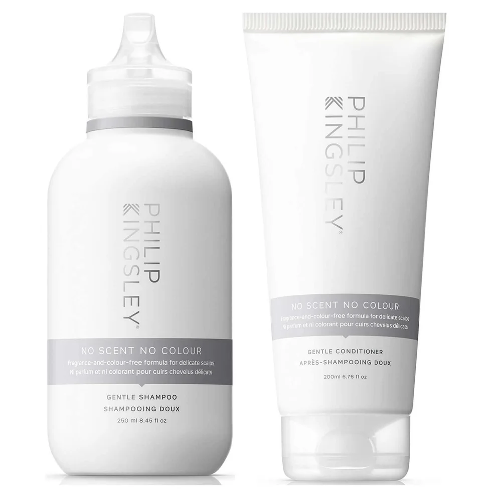 Philip Kingsley No Scent No Colour - duo di shampoo e balsamo per cuoio capelluto sensibile Immagine 1