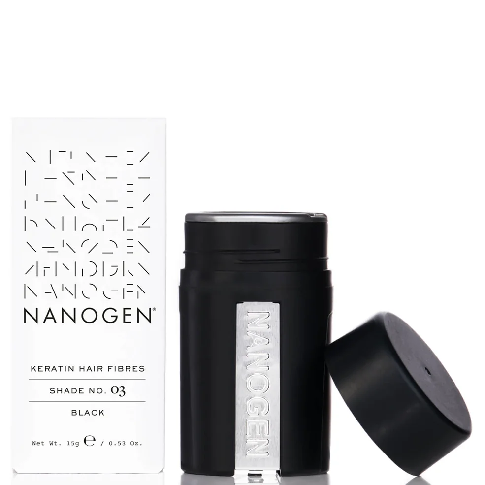 Nanogen Hair Thickening Fibres Black (15g) Immagine 1