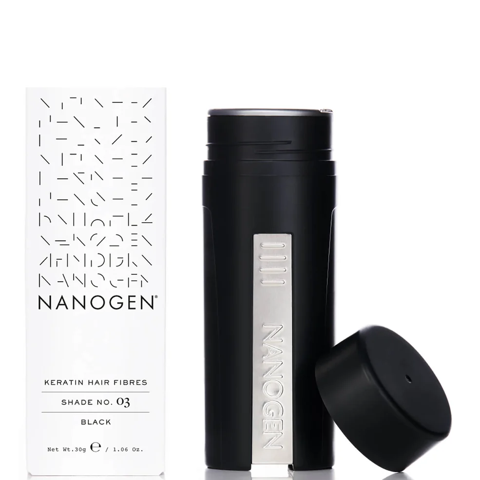 Nanogen Hair Thickening Fibres Black (30g) Immagine 1