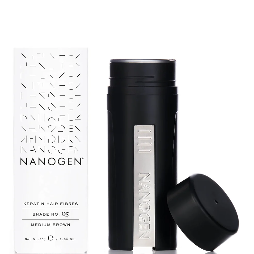 Nanogen Hair Thickening Fibres Marrone Medio (30g) Immagine 1