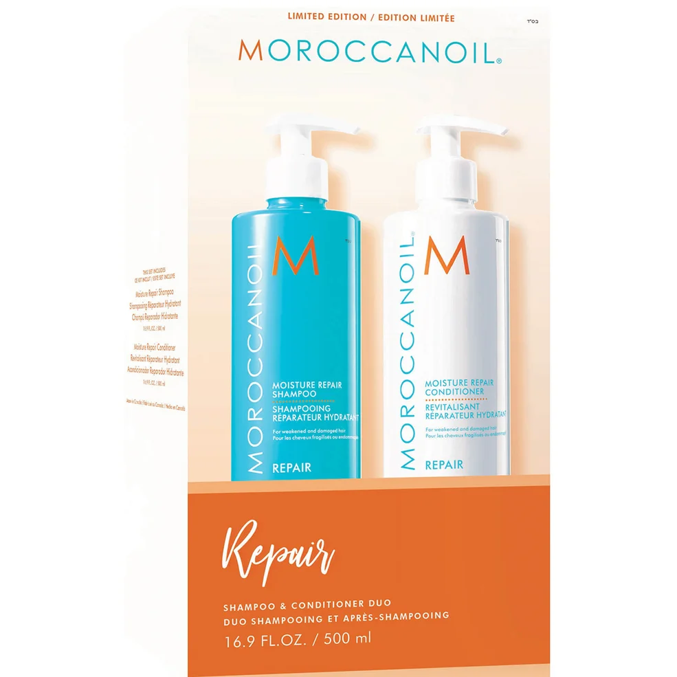 Moroccanoil Moisture Repair Shampoo & Conditioner Duo (2x500ml) Immagine 1