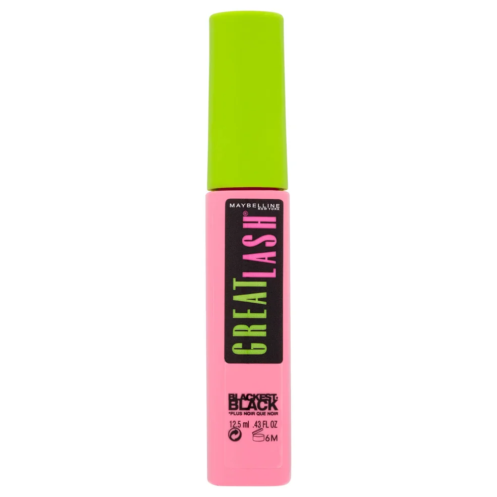 Maybelline Great Lash mascara - Blackest Black Immagine 1