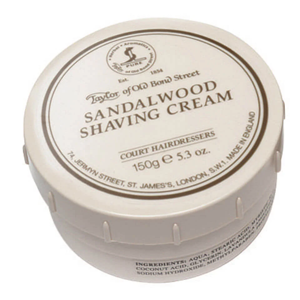 Taylor of Old Bond Street Crema da barba al sandalo Immagine 1