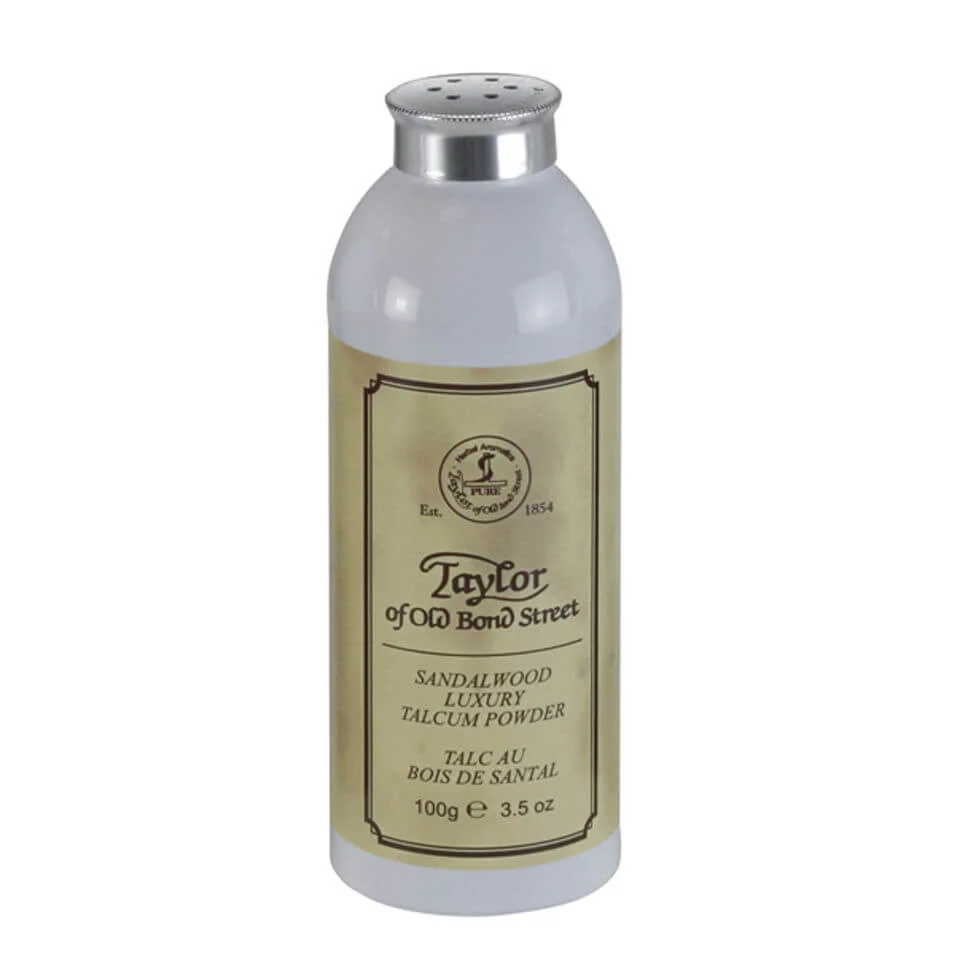 Taylor of Old Bond Street Sandalwood Talcum Powder (100g) Immagine 1