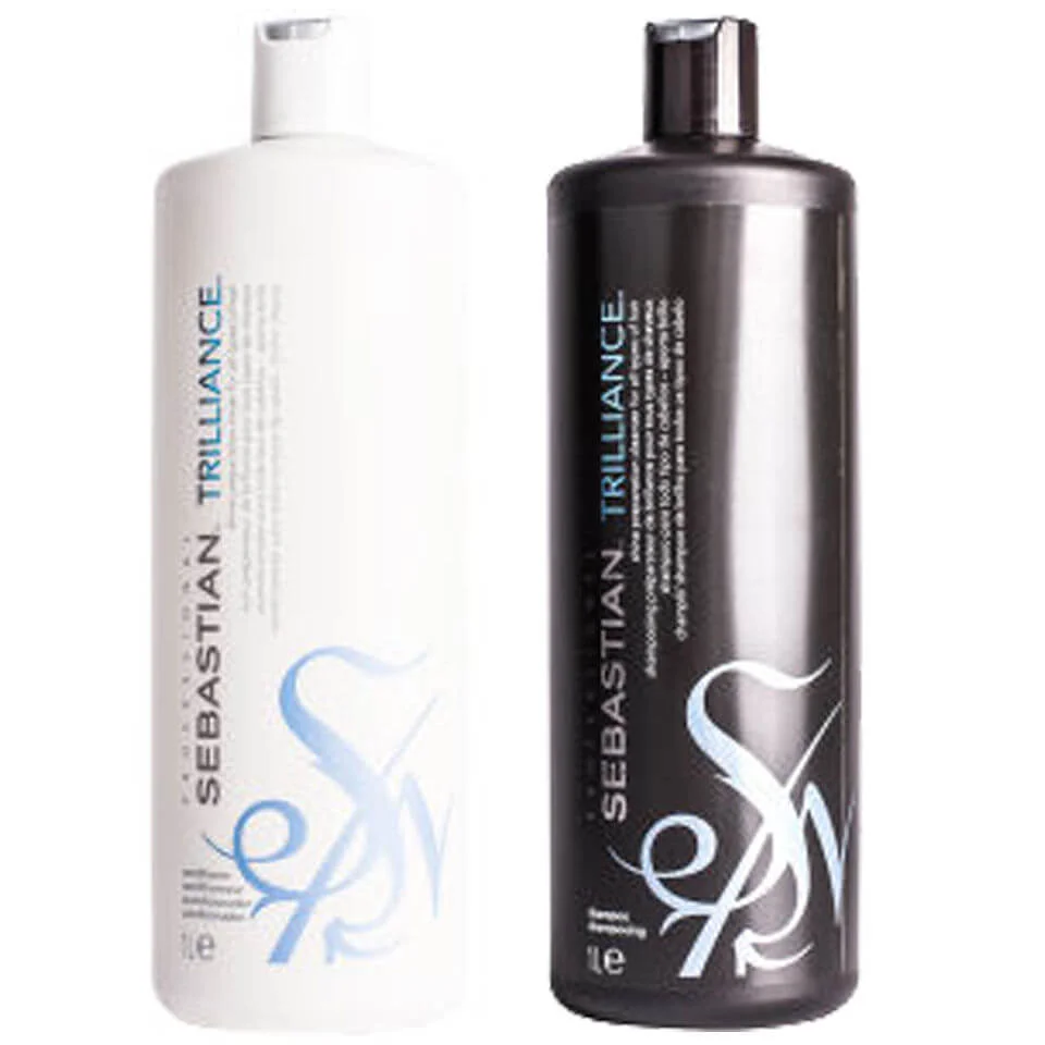 Sebastian Professional Trilliance Shampoo and Conditioner (2 x 1000ml) Immagine 1