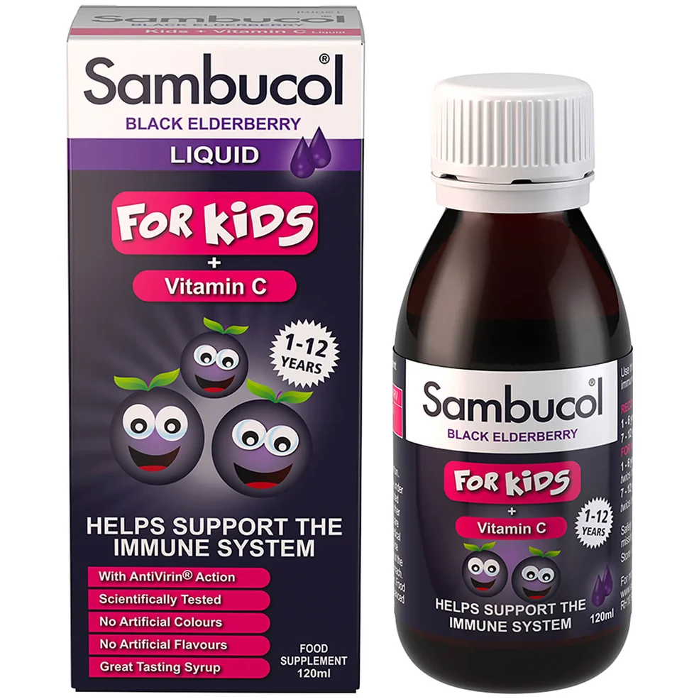 Sambucol integratore per bambini non aromatizzato (120 ml) Immagine 1