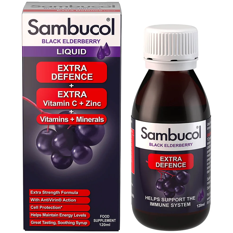 Sambucol Extra Defence integratore liquido (120 ml) Immagine 1
