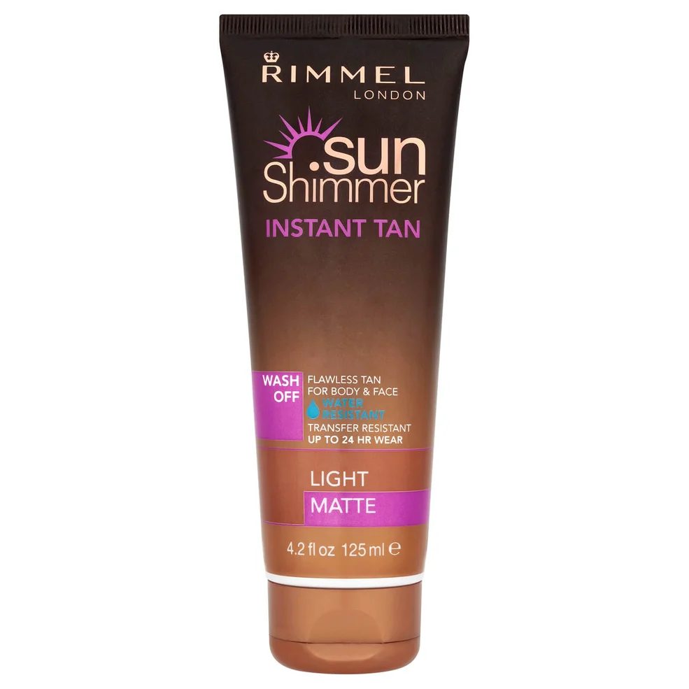 Rimmel Sunshimmer autoabbronzante istantaneo resistente all'acqua - Matte (125 ml) Immagine 1