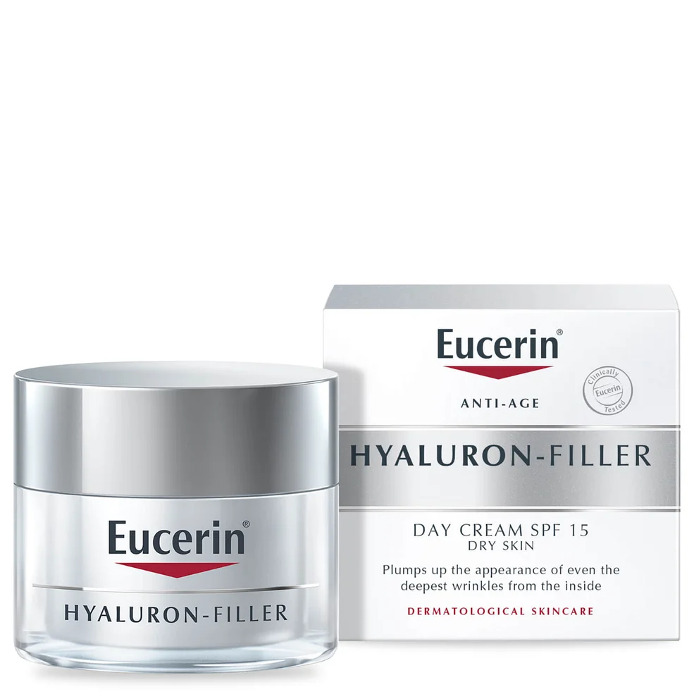 Eucerin® Anti-Age Hyaluron-Filler Crema Giorno per Pelle Secca SPF 15 + Protezione dai Raggi UVA (50 ml) Immagine 1