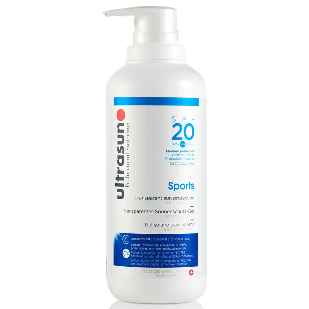 Ultrasun 20 SPF Sports Gel (400ml) Immagine 1