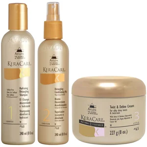KeraCare Duo Shampoo e Balsamo Districanticon Natural Textures Crema Twist and Define - undefined undefined