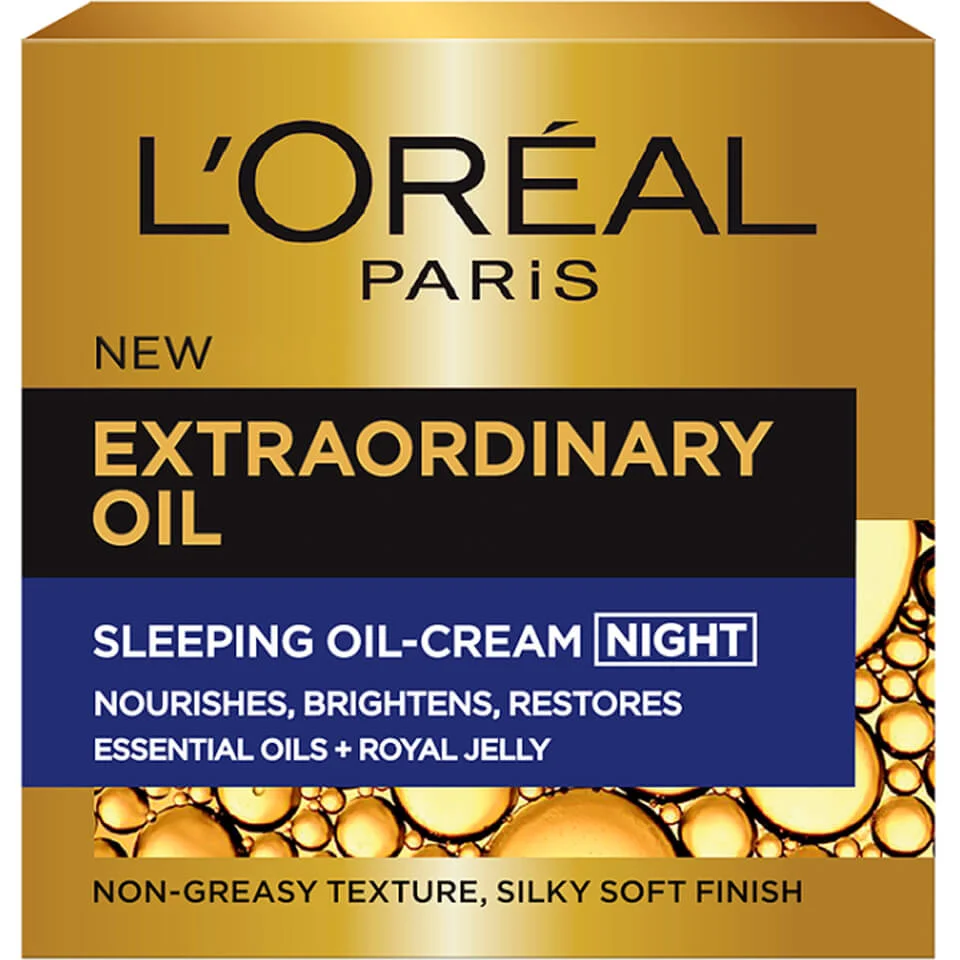 L’Oréal Paris Extraordinary Oil Sleeping Oil Crema Notte (50ml) Immagine 1