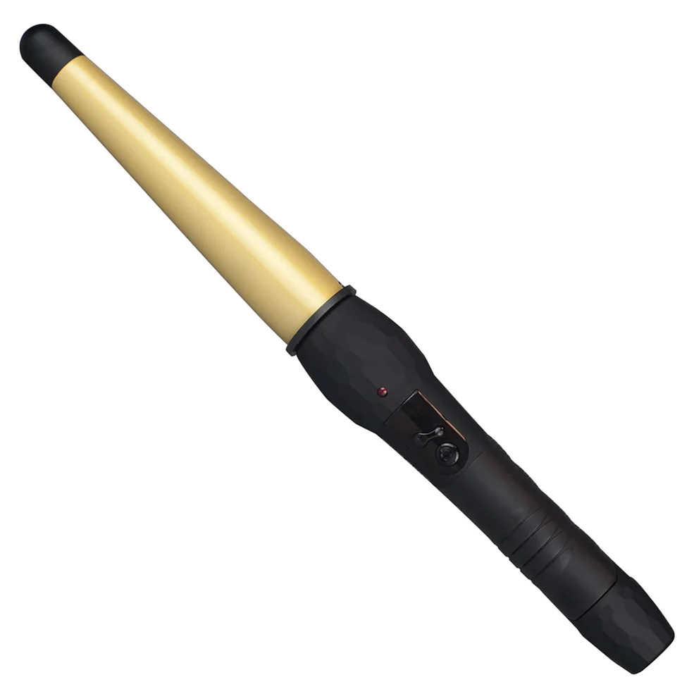 Silver Bullet Large Ceramic Conical Curling Iron - Gold Immagine 1