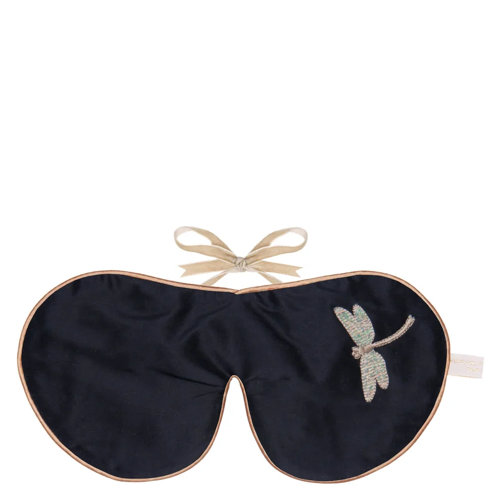 Holistic Silk Eye Mask Slipper Gift Set - Black - S Immagine 1