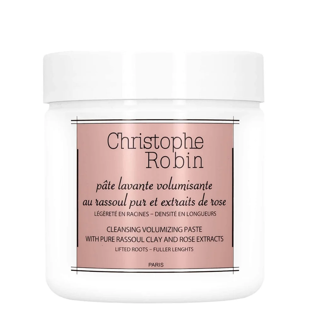 Christophe Robin Cleansing Volumizing Paste with Pure Rassoul Clay and Rose Extracts 250ml Immagine 1