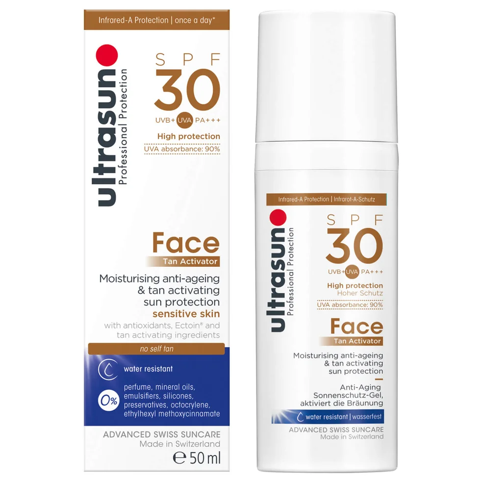 Ultrasun attivatore di abbronzatura per il viso SPF30 50 ml Immagine 1