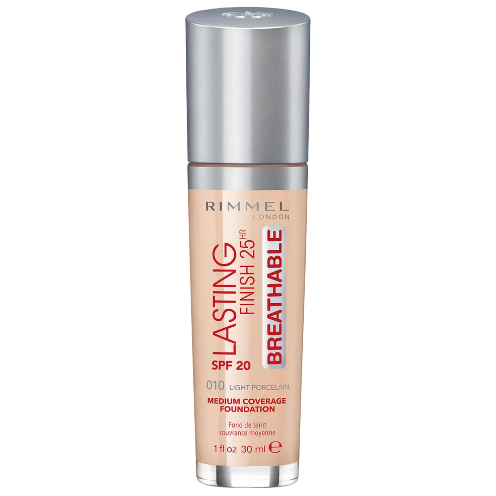 Rimmel fondotinta Lasting Finish Breathable 30 ml (varie tonalità) Immagine 1