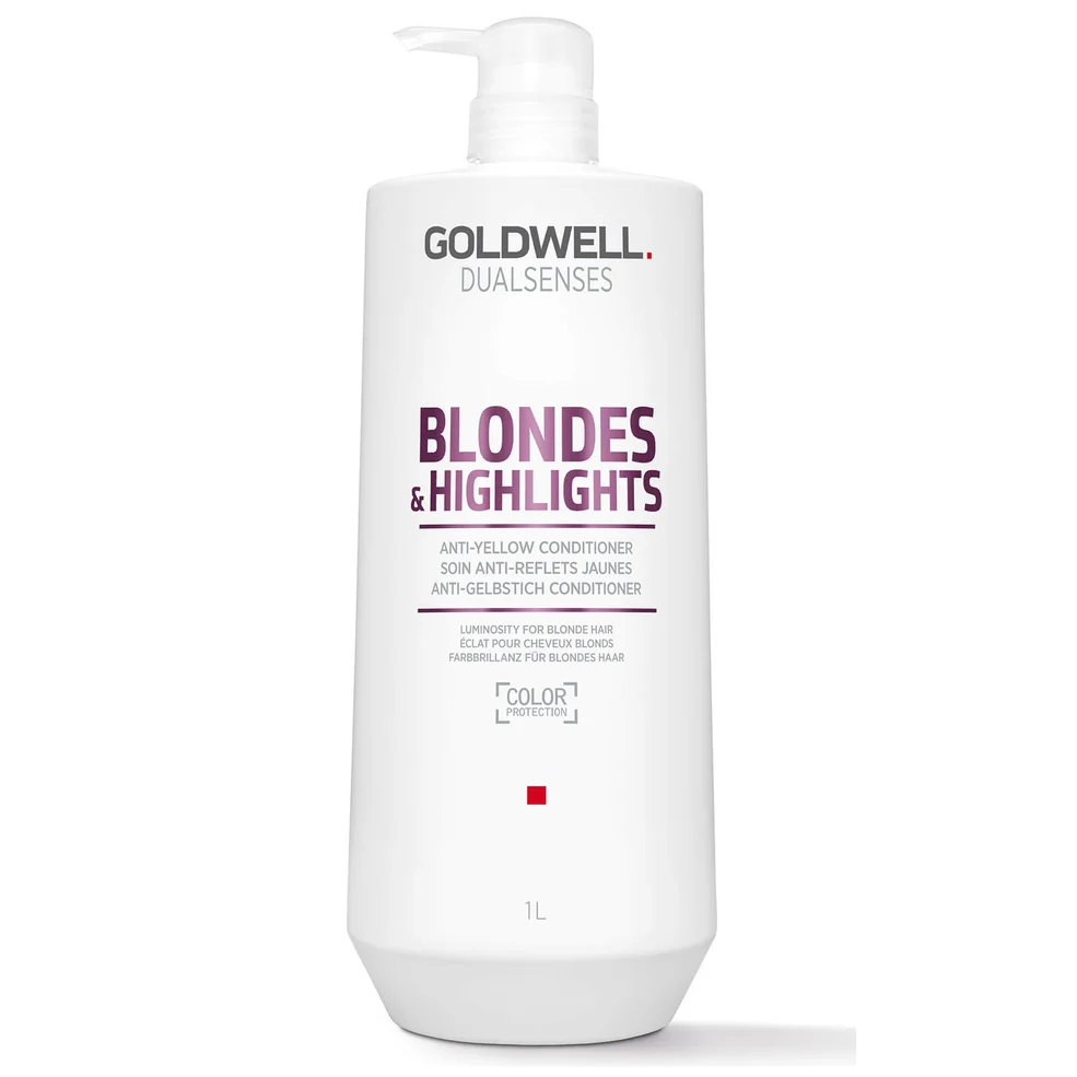 Goldwell Dualsenses balsamo anti-giallo per capelli biondi e mèches 1000 ml Immagine 1