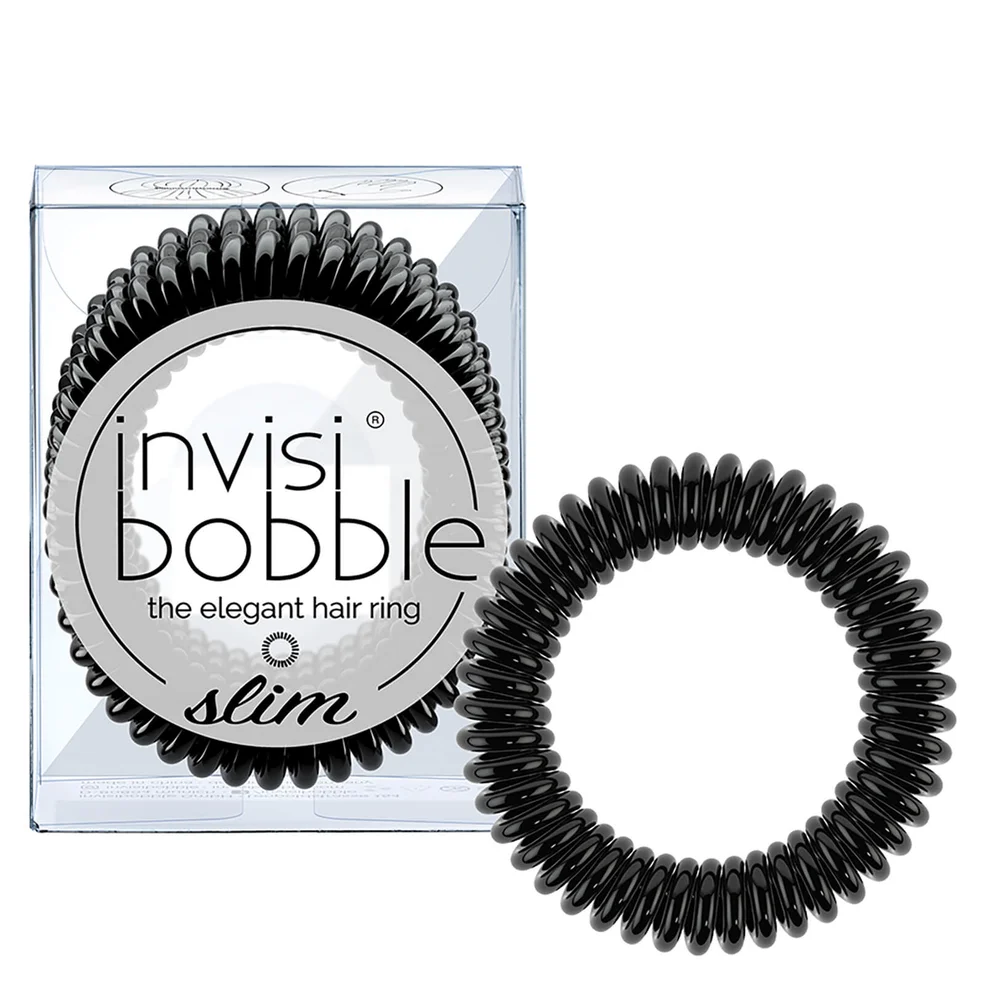 invisibobble elastico sottile per capelli - True Black Immagine 1