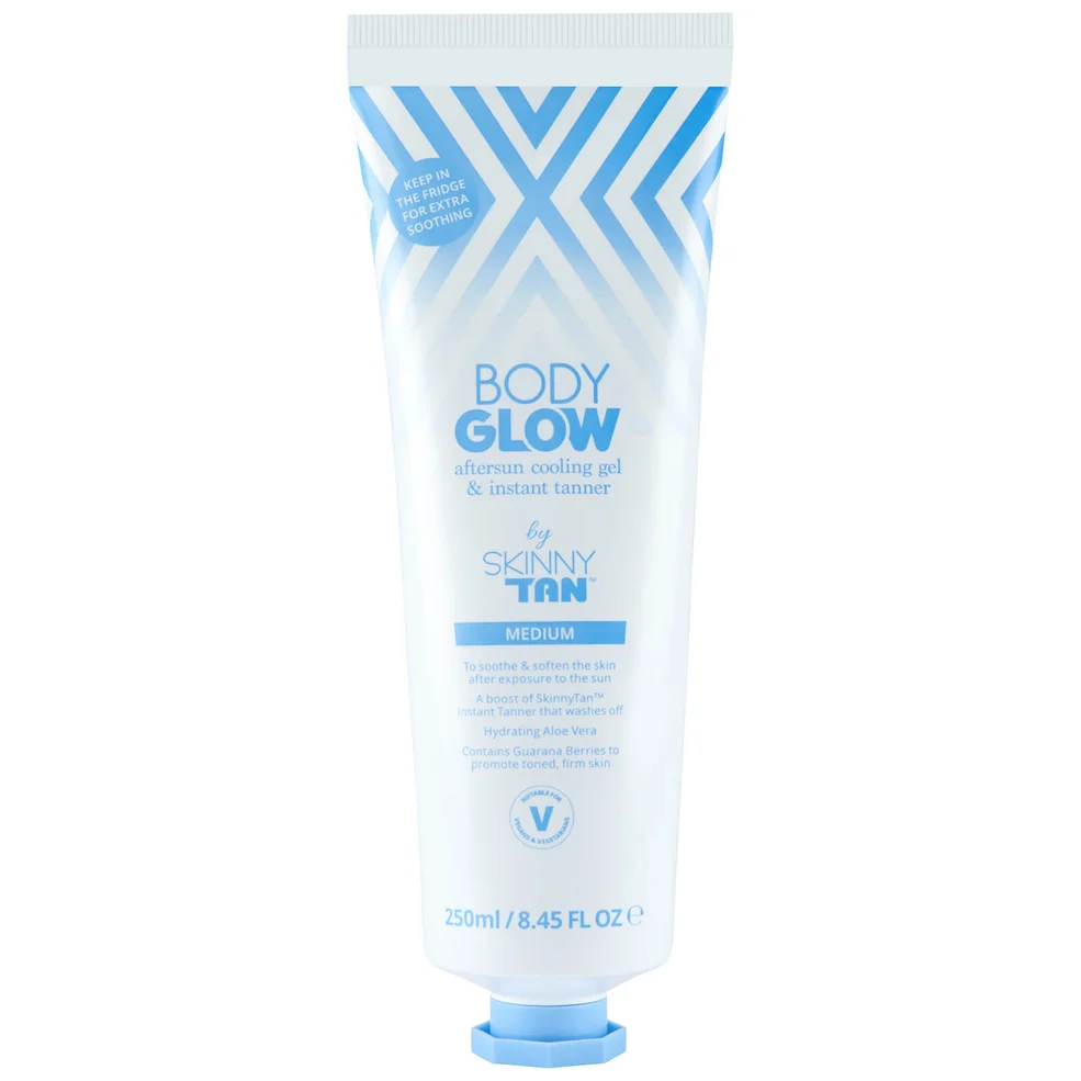 Body Glow by SKINNY TAN gel doposole colorato 250 ml Immagine 1