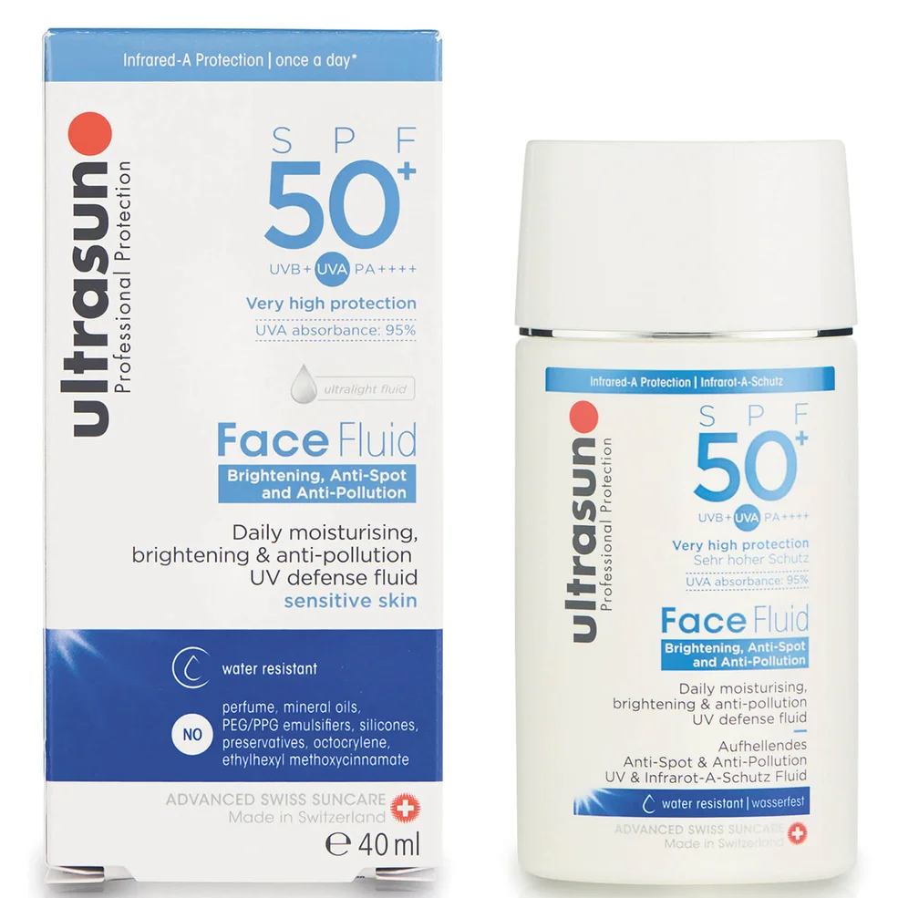 Ultrasun SPF 50+ fluido viso anti-inquinamento 40 ml Immagine 1