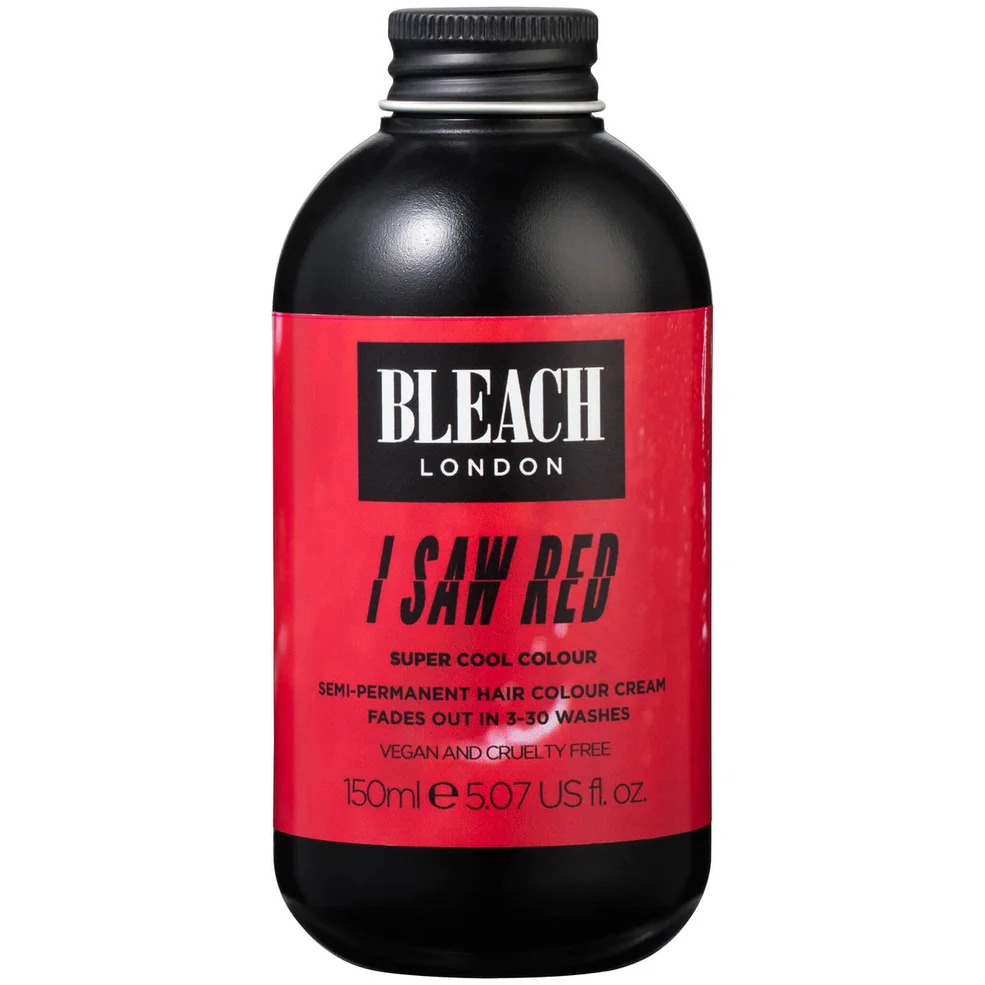 BLEACH LONDON Super Cool Colour colore semipermanente - I Saw Red 150 ml Immagine 1