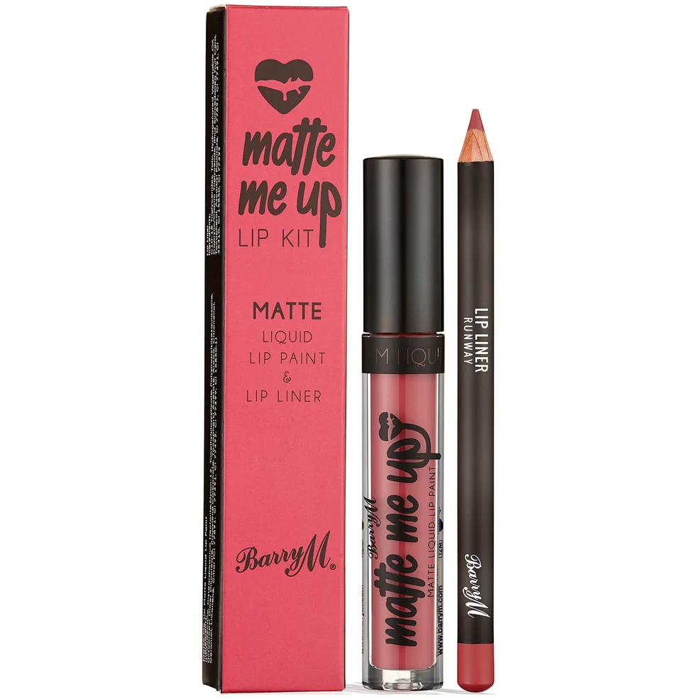 Barry M Cosmetics Matte Me Up Lip Kit (Various Shades) Immagine 1