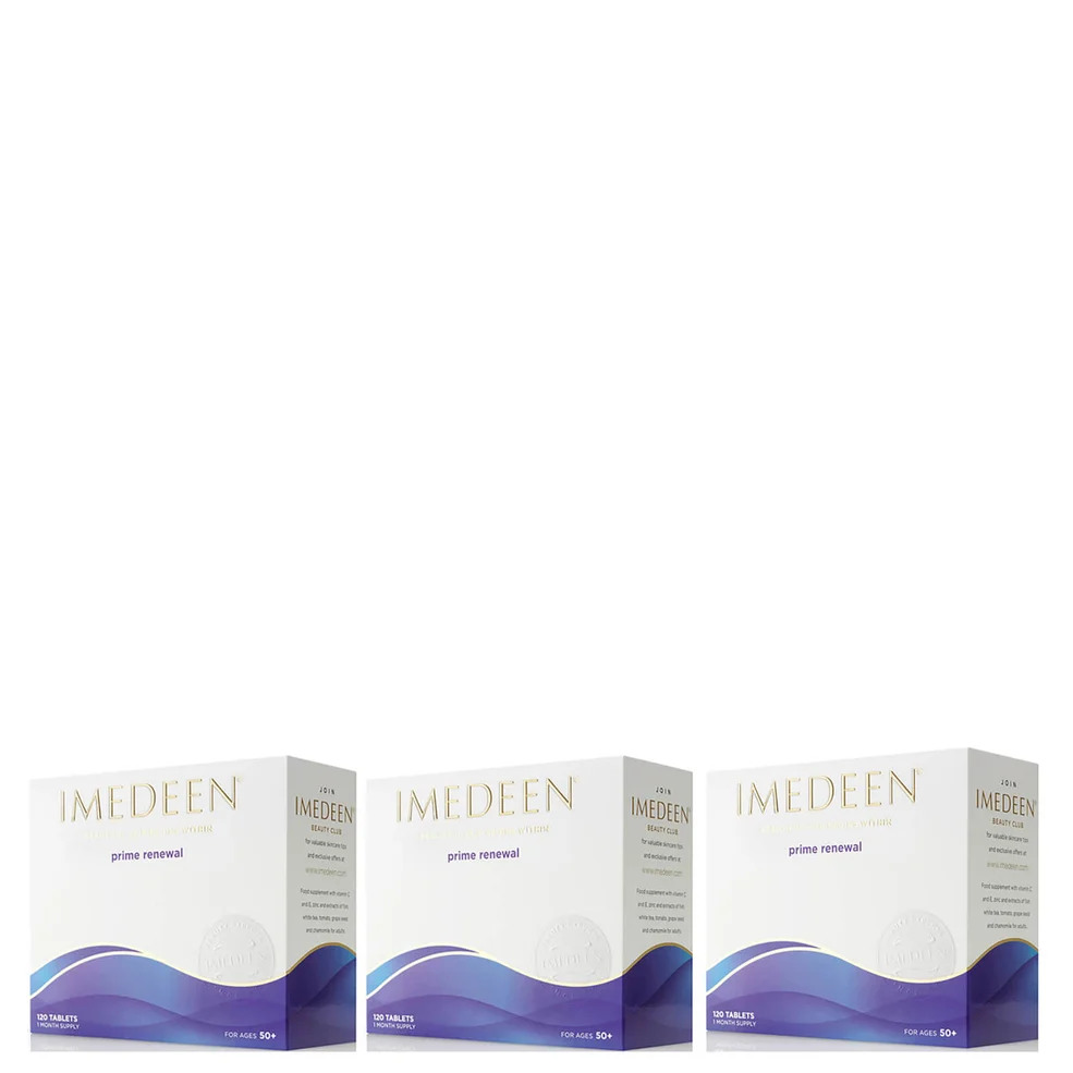 Imedeen Prime Renewal Beauty & Skin Supplement, contains Vitamin C and Zinc, 3 Month Bundle, 3x120 Tablets, Age 50+ Immagine 1