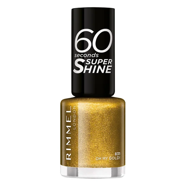 Rimmel 60 Seconds smalto glitterato - Oh My Gold