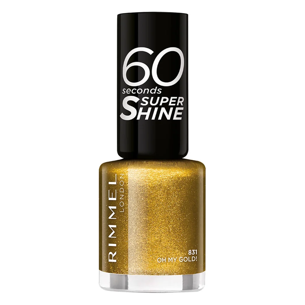 Rimmel 60 Seconds smalto glitterato - Oh My Gold Immagine 1