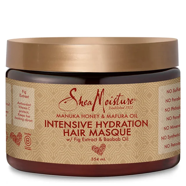 Shea Moisture maschera idratazione intensiva con miele di manuka e olio di mafura 354 ml