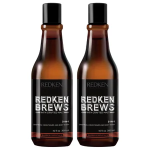 Redken Brews duo shampoo 3 in 1 per uomo - undefined undefined