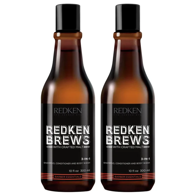 Redken Brews duo shampoo 3 in 1 per uomo