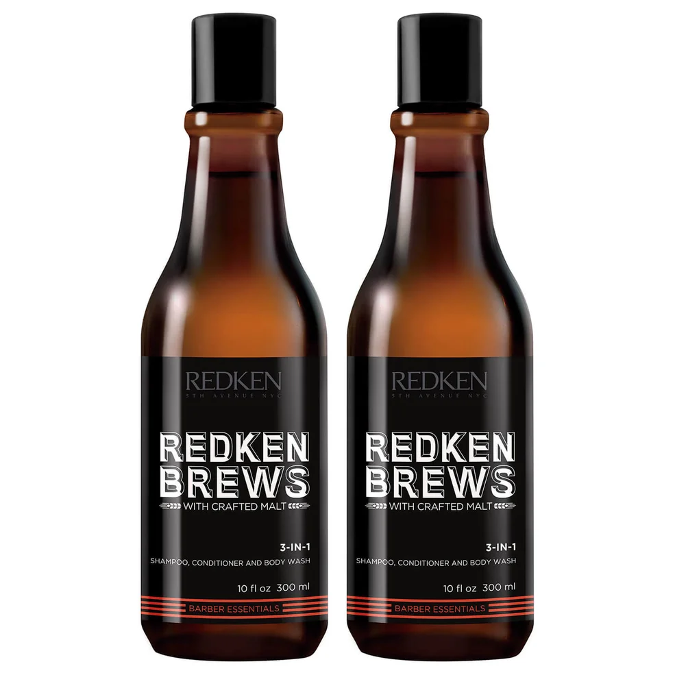 Redken Brews duo shampoo 3 in 1 per uomo Immagine 1