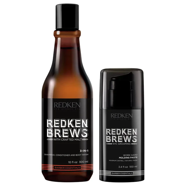 Redken Brews Men's duo pasta modellante per uomo