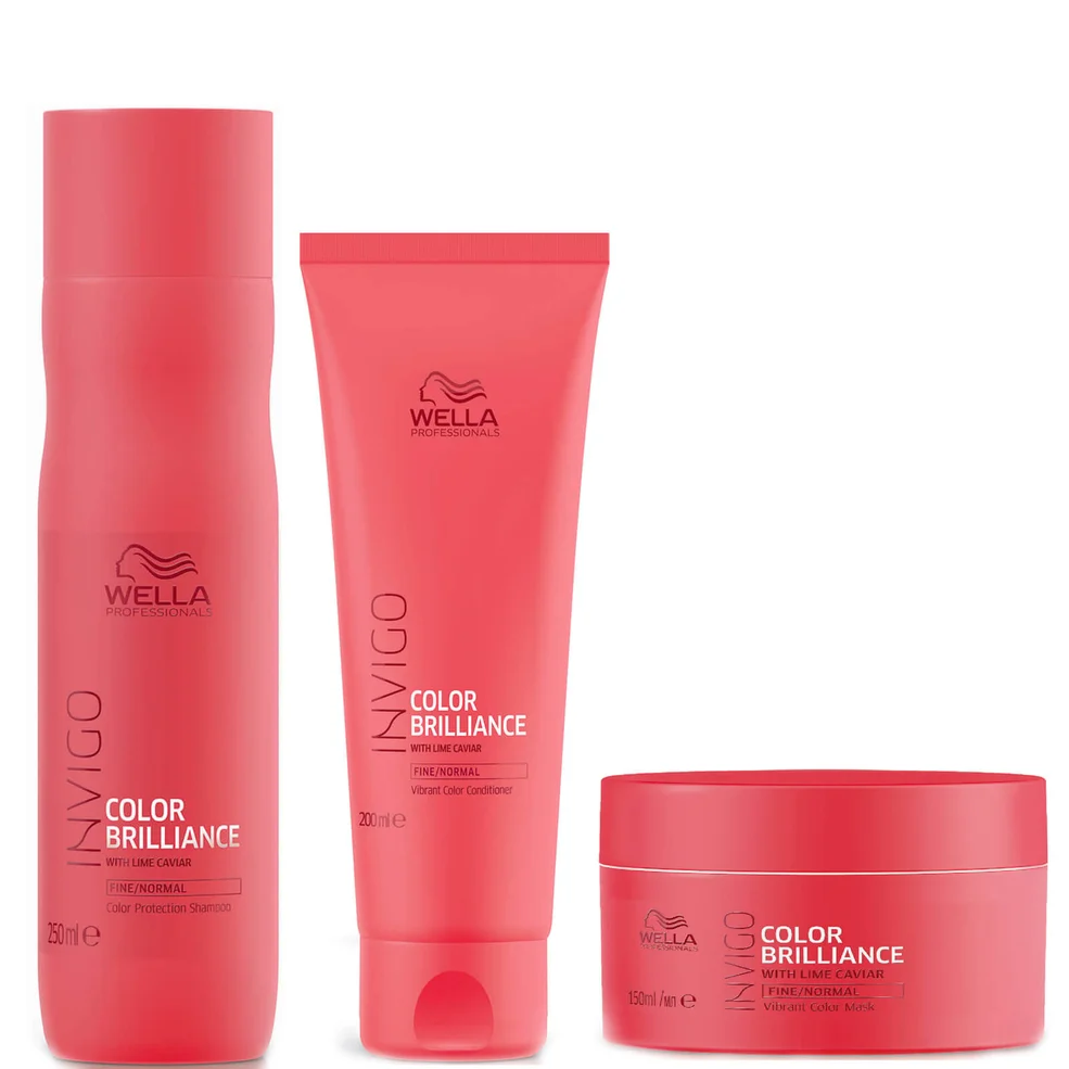 Wella INVIGO Color Brilliance Trio for Fine Hair Immagine 1