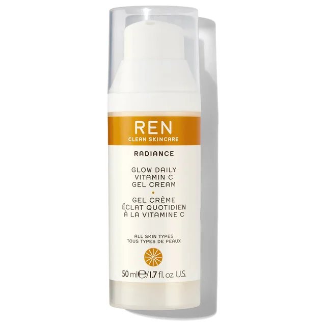 REN Clean Skincare Glow Daily crema gel idratante alla vitamina C 50 ml