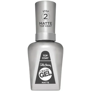 Sally Hansen Miracle Gel Nail Varnish - Matte Top Coat - Colour Matte Top Coat