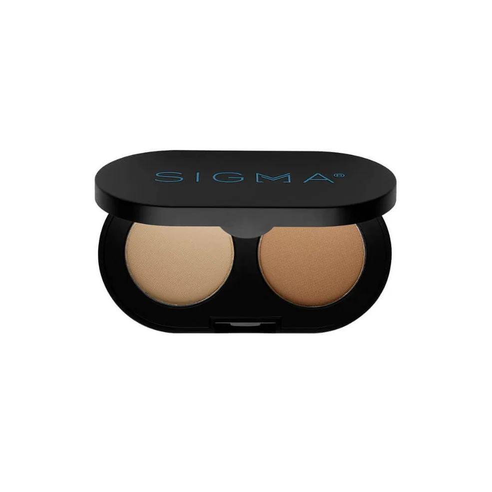 Sigma Color + Shape Brow Powder Duo (Various Shades) Immagine 1