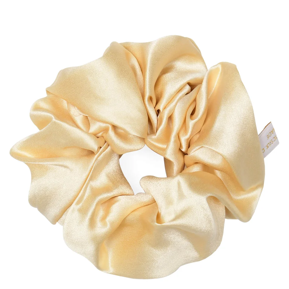 Holistic Silk Pure Silk Scrunchie - Cream Immagine 1