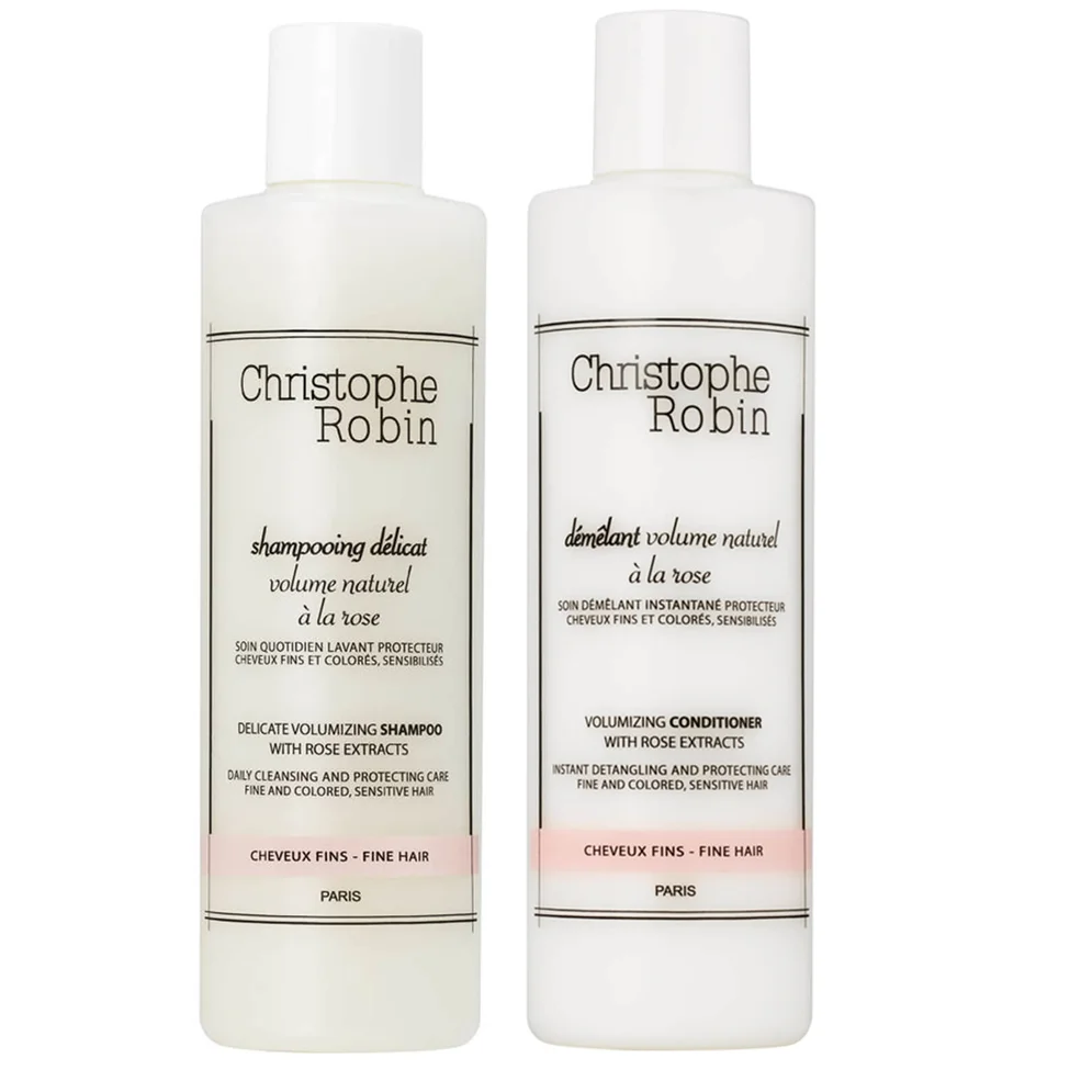 Christophe Robin Delicate Volumizing Shampoo and Volumizing Conditioner 250ml Immagine 1