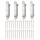 Kit di clip T3 con 4 clip coccodrillo e 30 forcine in oro rosa